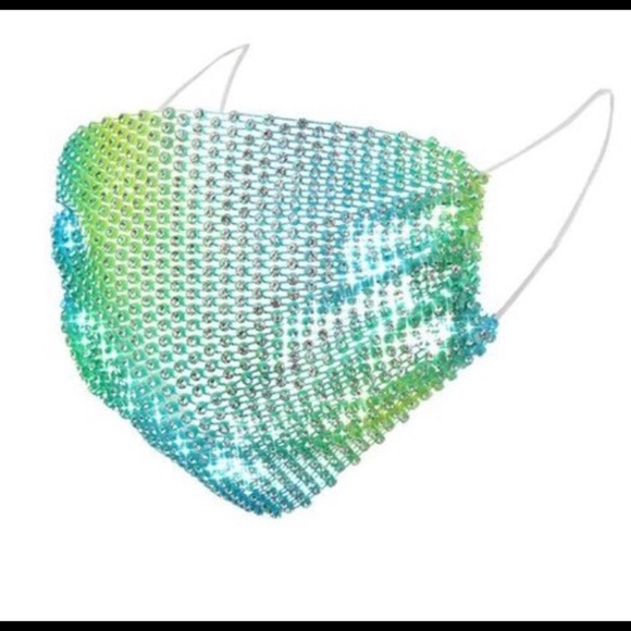 RHINESTONE STUDDED MASKS LINER! - Picture 1 of 4